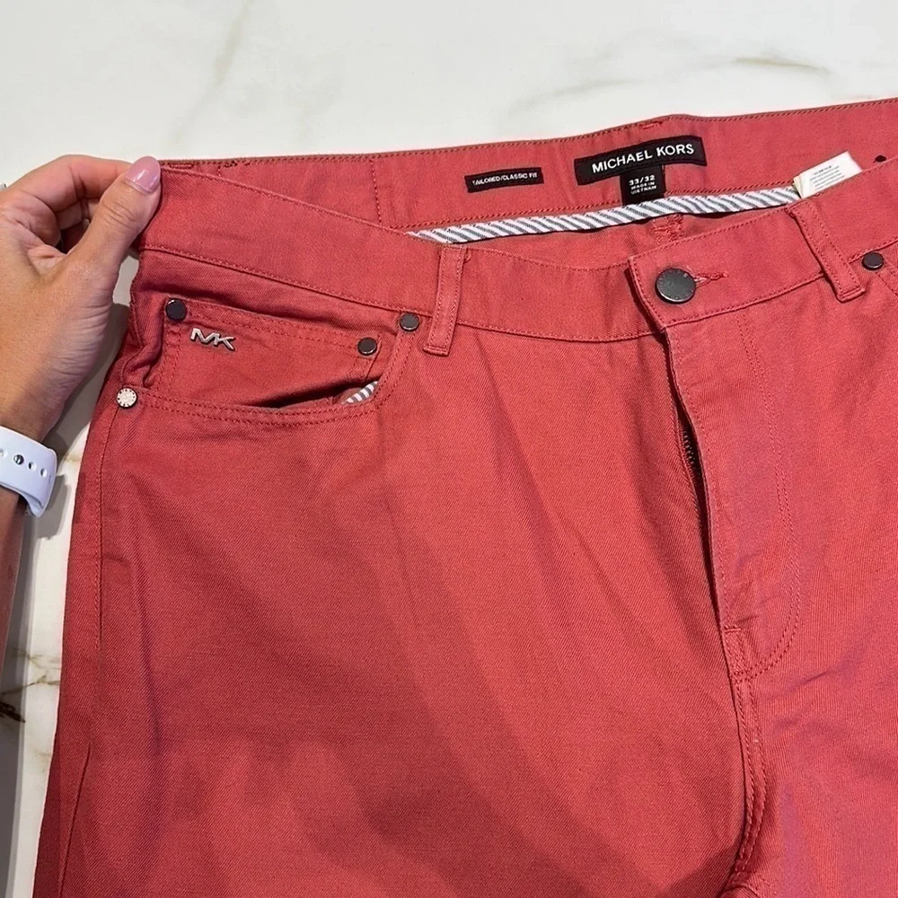 Michael Kors linen blend pants 33/32